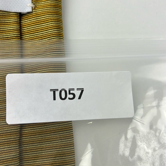 Men's Valentino Yellow Horizontal Cravat Tie - Picture 2 of 7